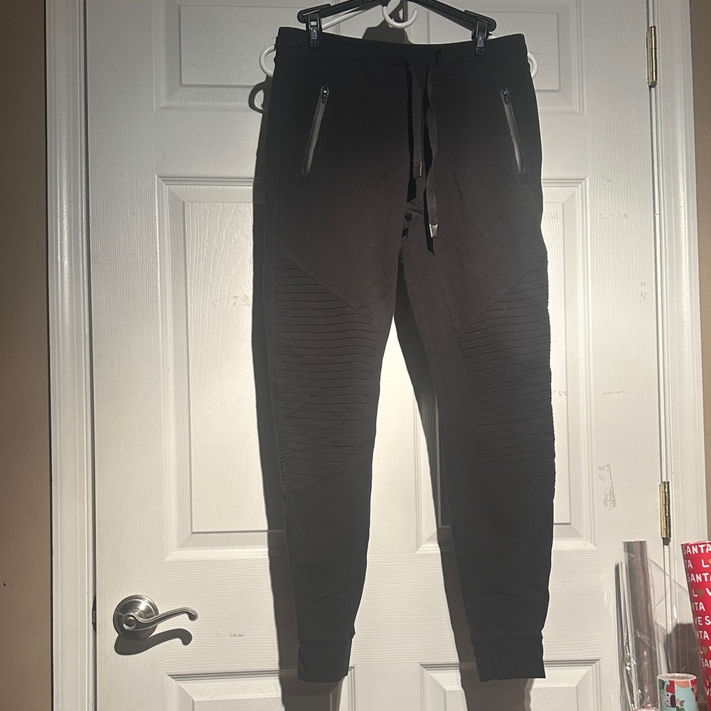 ALO Yoga Ribbed Moto Joggers